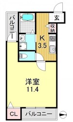 フジパレス長原Ⅲ番館の物件間取画像